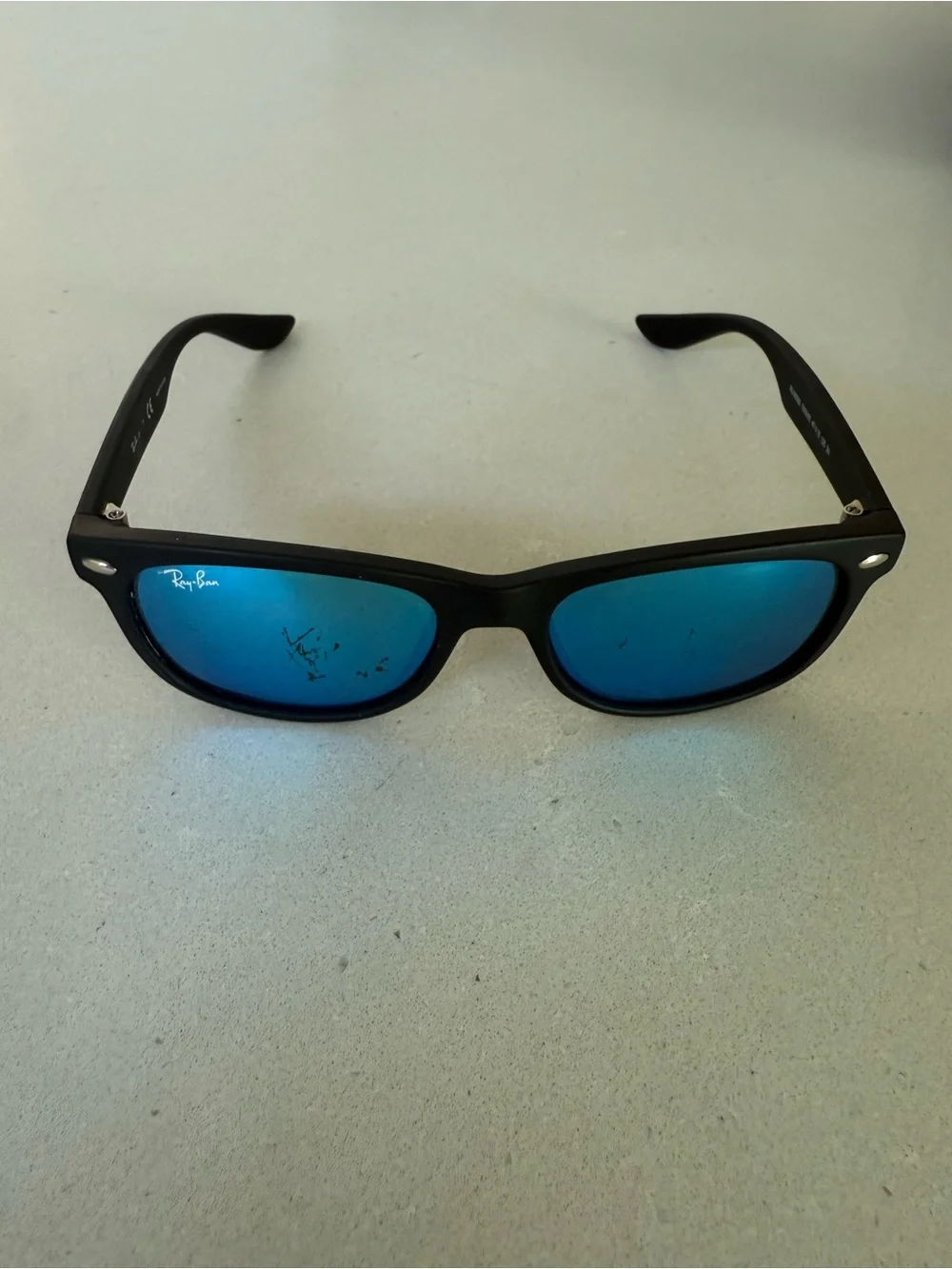 Kid’s Ray-Ban Sunglasses with Blue Mirrored Lenses